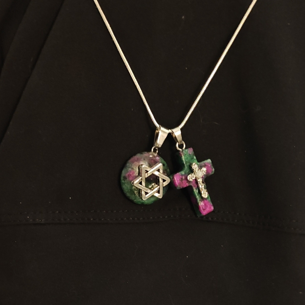 Share your faith - Star of David & Cross